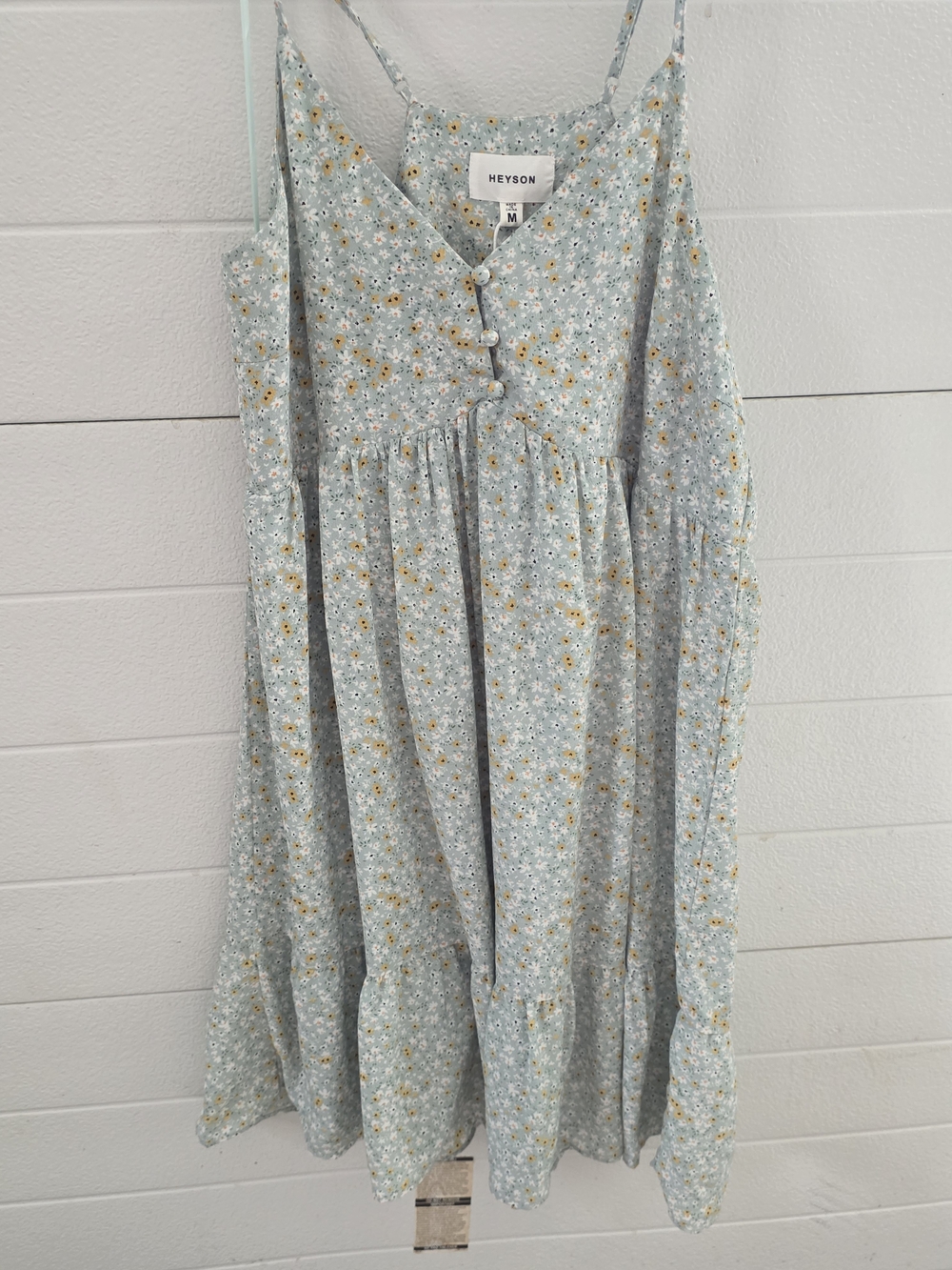 Heyson Women's Light Blue Floral Casual Sundress